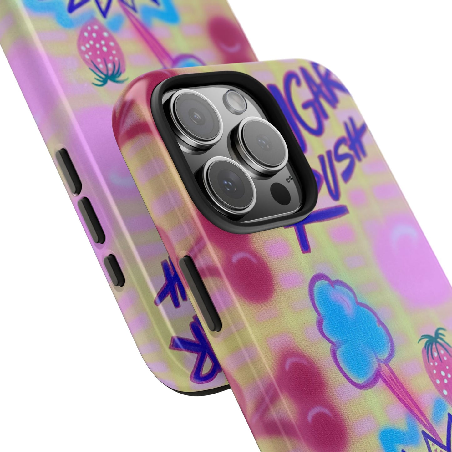 "sugar rush" airbrush iPhone case