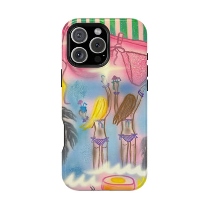 MagSafe "kinis & tinis" Airbrush iPhone Hülle