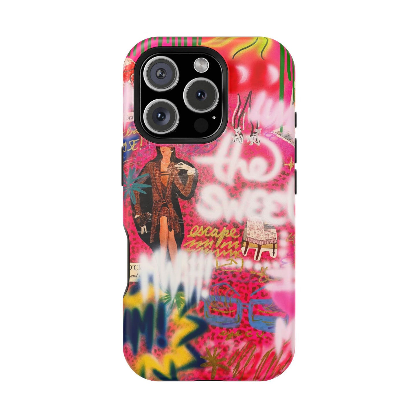 MagSafe "Sweet Escape" Airbrush iPhone Hülle
