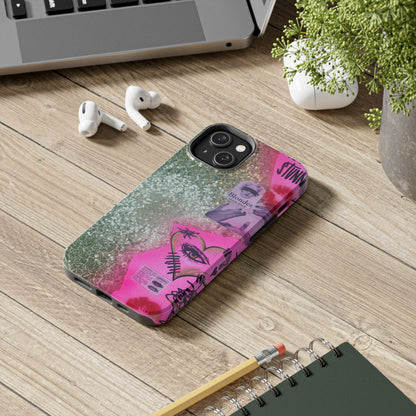 "glitter gloss" airbrush iPhone case