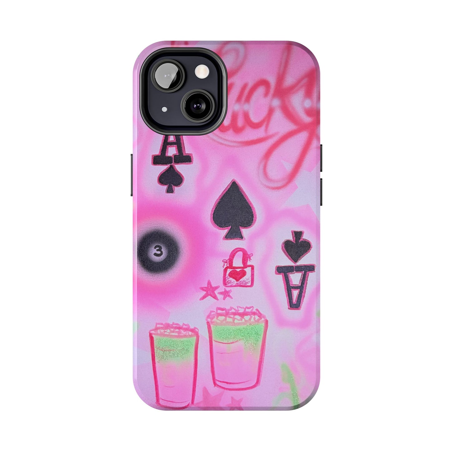 "lucky ace" airbrush iPhone case