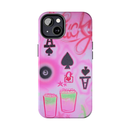 "lucky ace" airbrush iPhone case