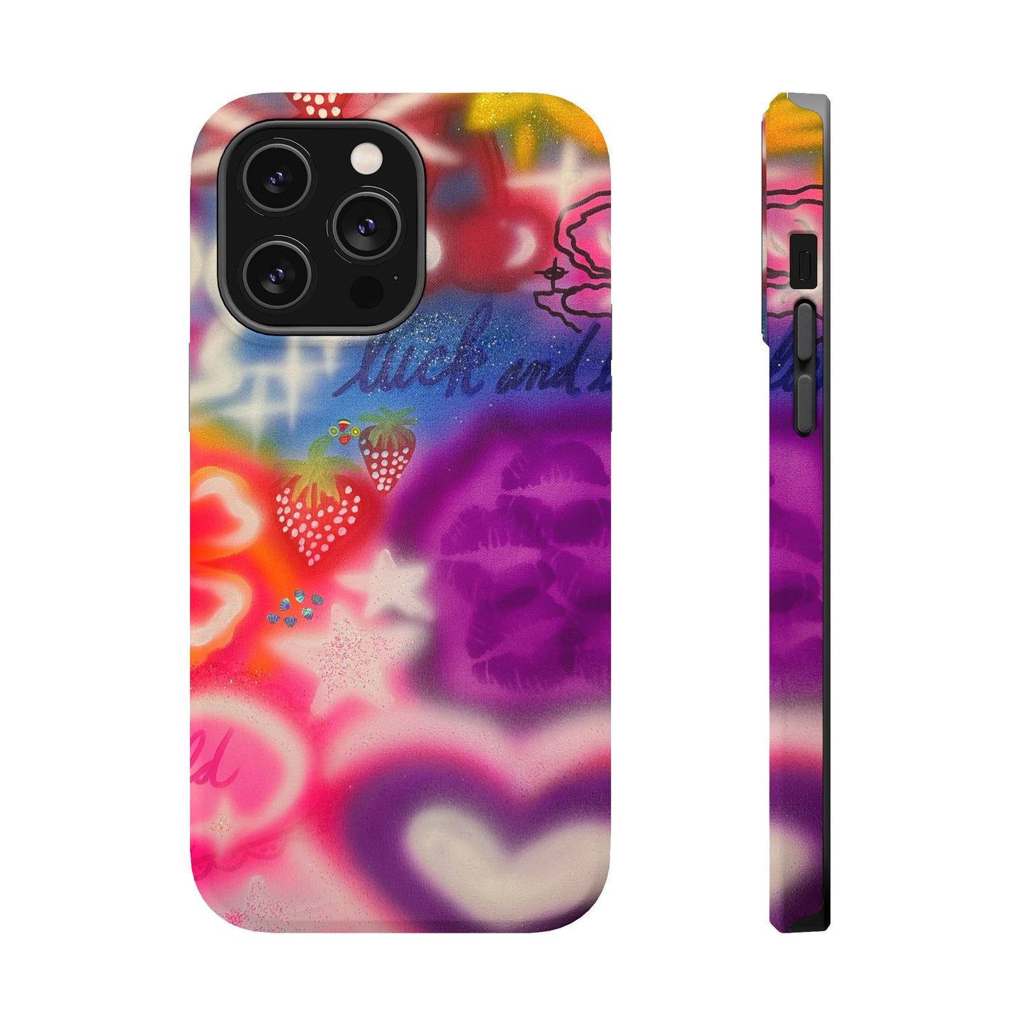 MagSafe „luck & luv pt. 2“ Airbrush iPhone Hülle