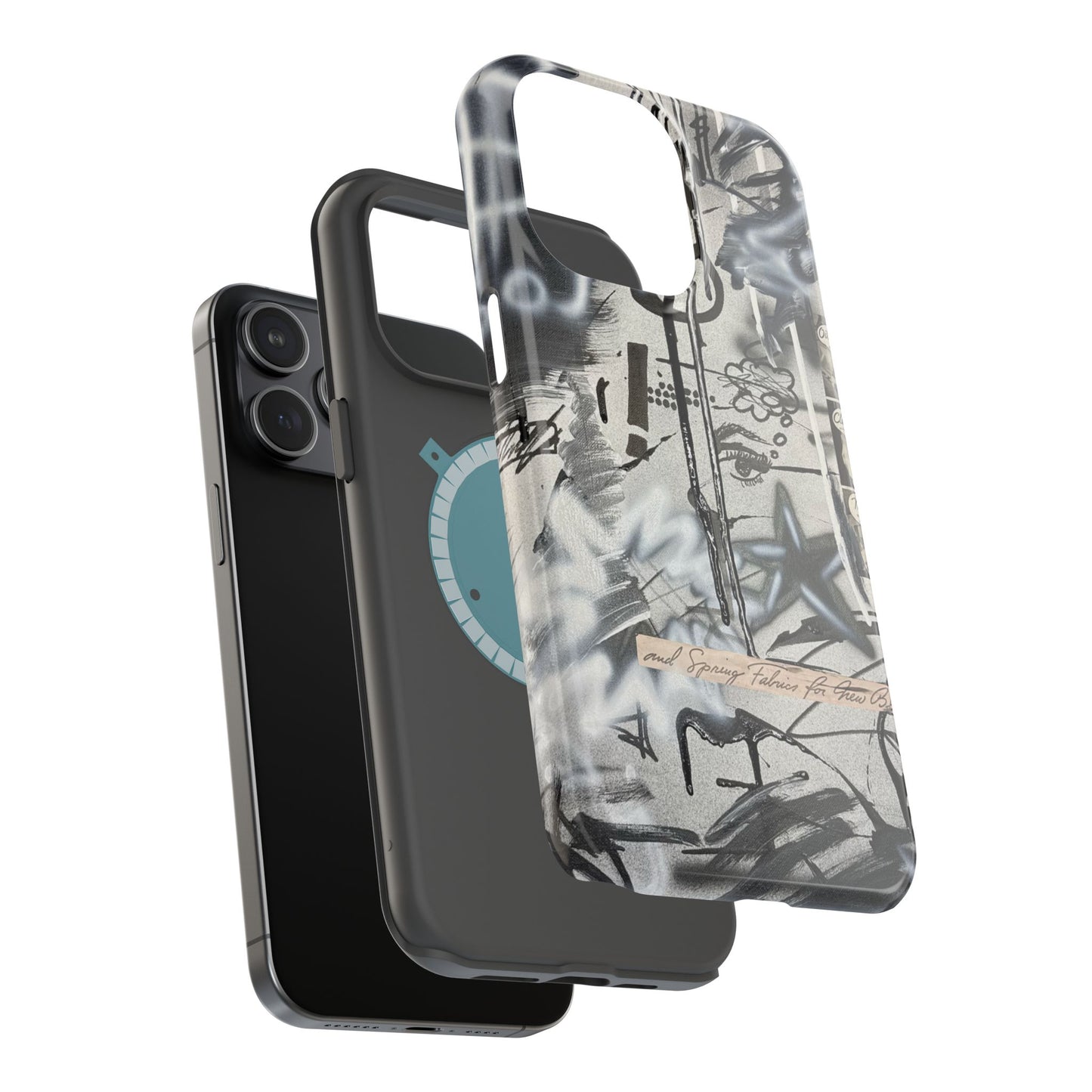 MagSafe "monochrome mood" airbrush iPhone case