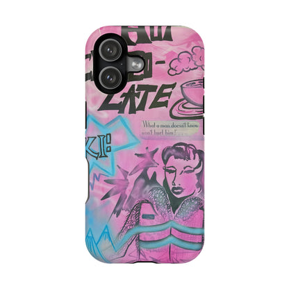 MagSafe "avant le ski" airbrush iPhone case