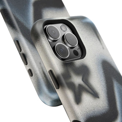 MagSafe "black & white stars" airbrush iPhone case
