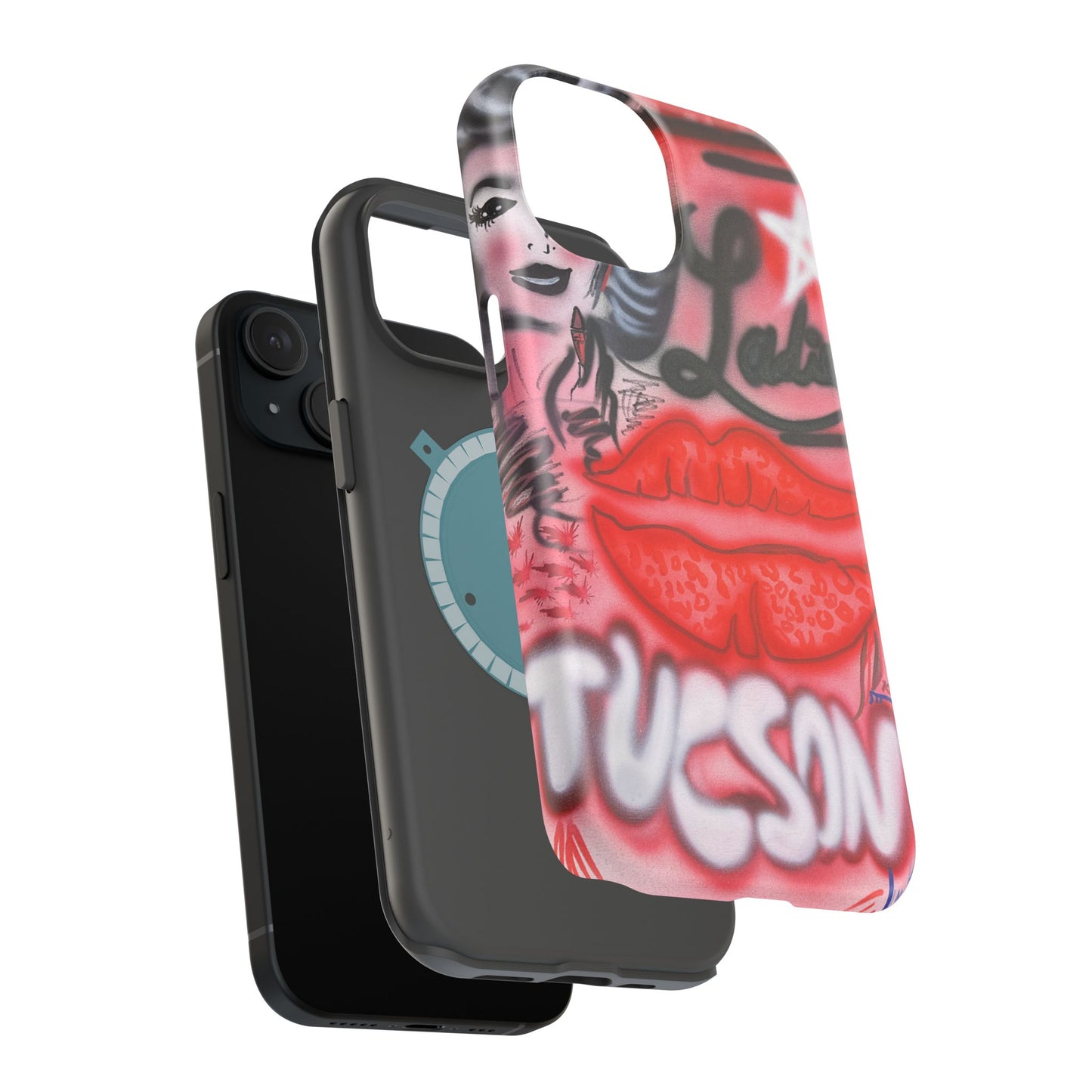 MagSafe "tucson, az" airbrush iPhone case