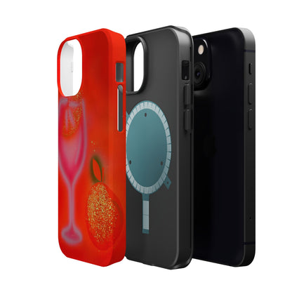 MagSafe "aperol spritz" airbrush iPhone case