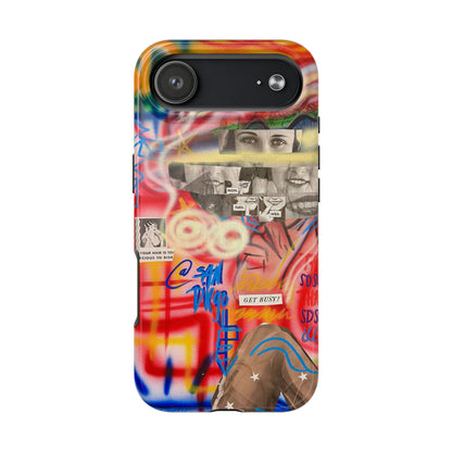 "get busy!" airbrush iPhone case