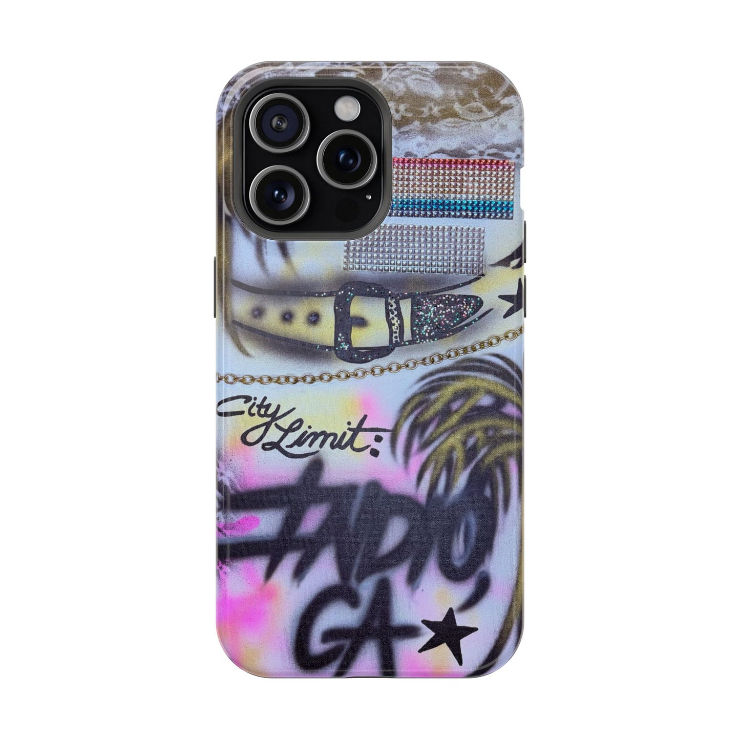 MagSafe "indio, ca" airbrush iPhone case