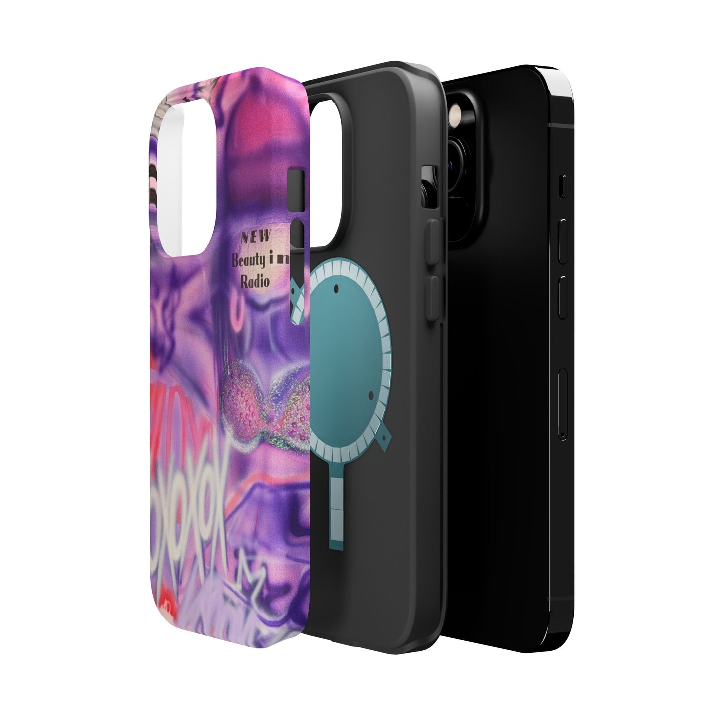 MagSafe "mic check" airbrush iPhone case