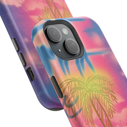 MagSafe "glowy night" airbrush iPhone case