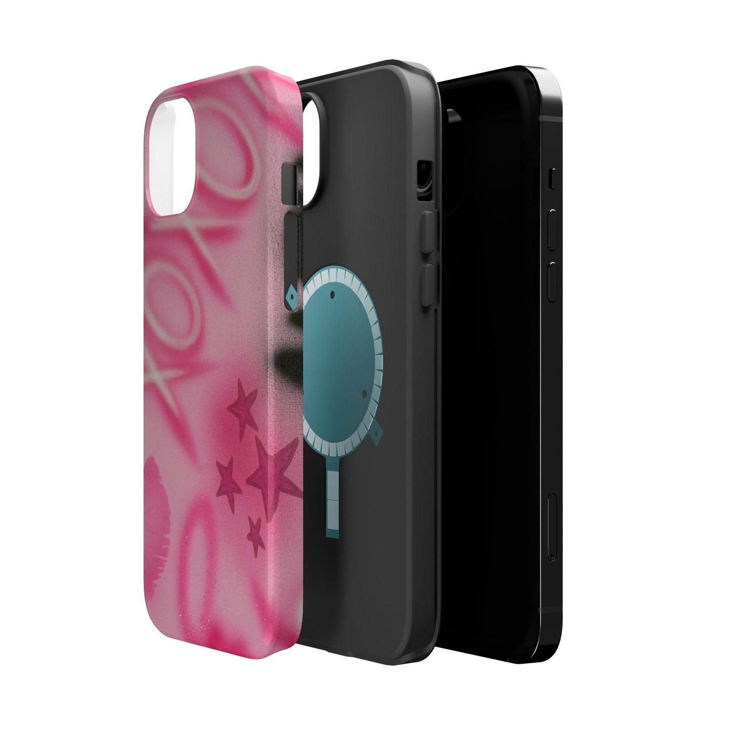 MagSafe "perfectly pink" airbrush iPhone case