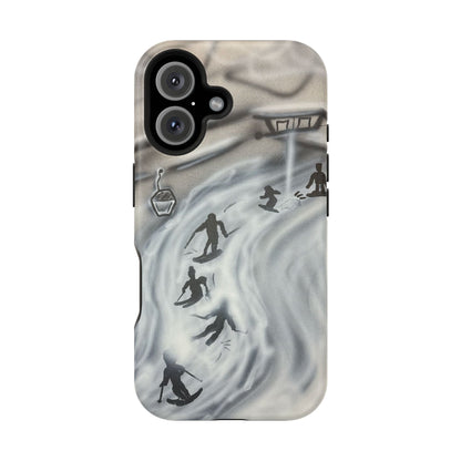 MagSafe "arctic avalanche" airbrush iPhone case
