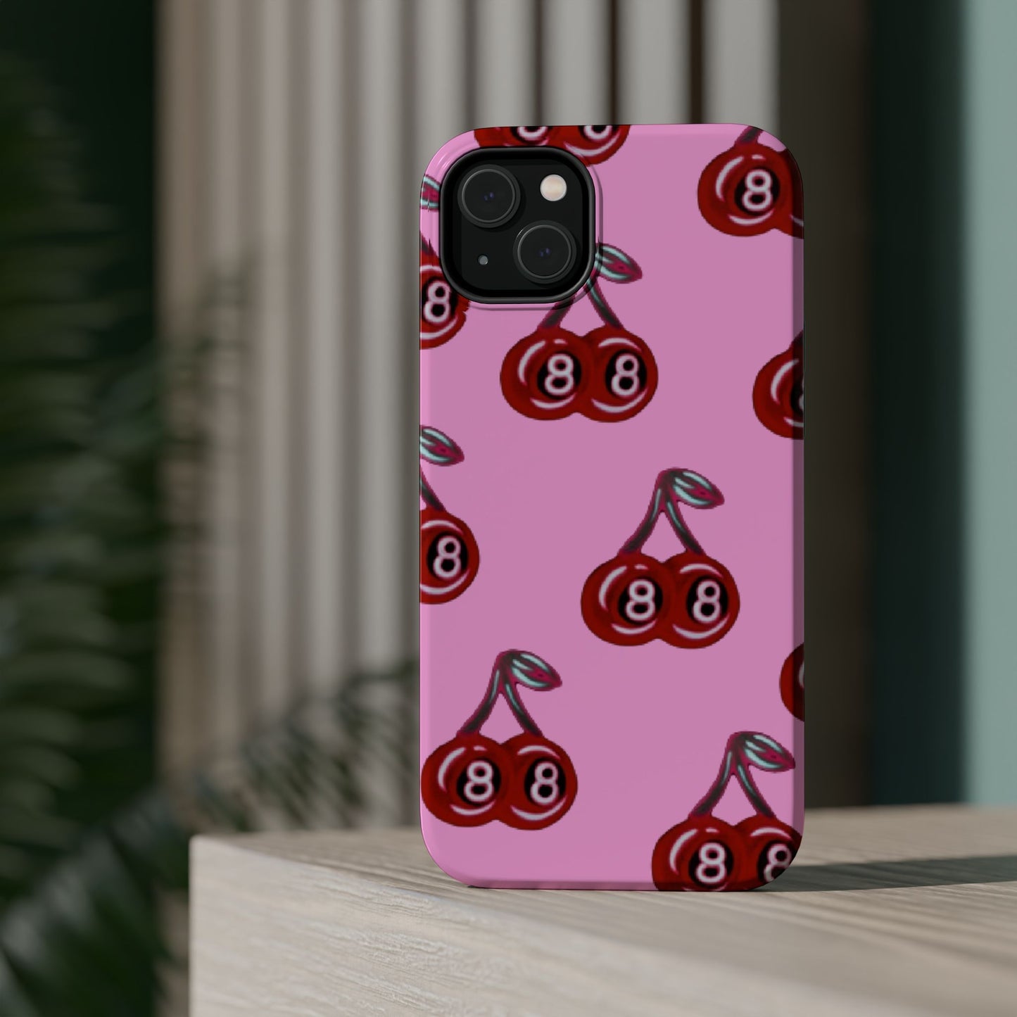 MagSafe "cami cherry pink" Airbrush iPhone Hülle