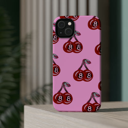 MagSafe "cami cherry pink" Airbrush iPhone Hülle