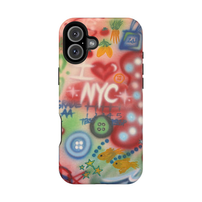 MagSafe "i <3 NYC" airbrush iPhone case