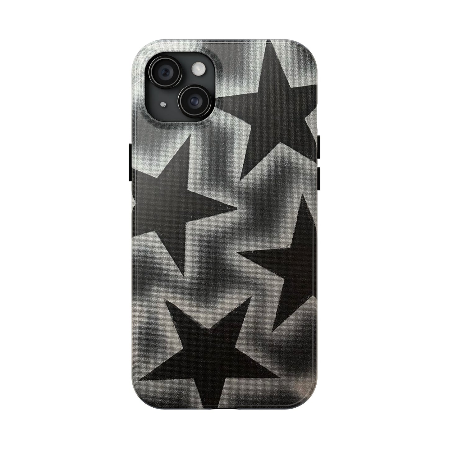 "chrome stars" airbrush iPhone case