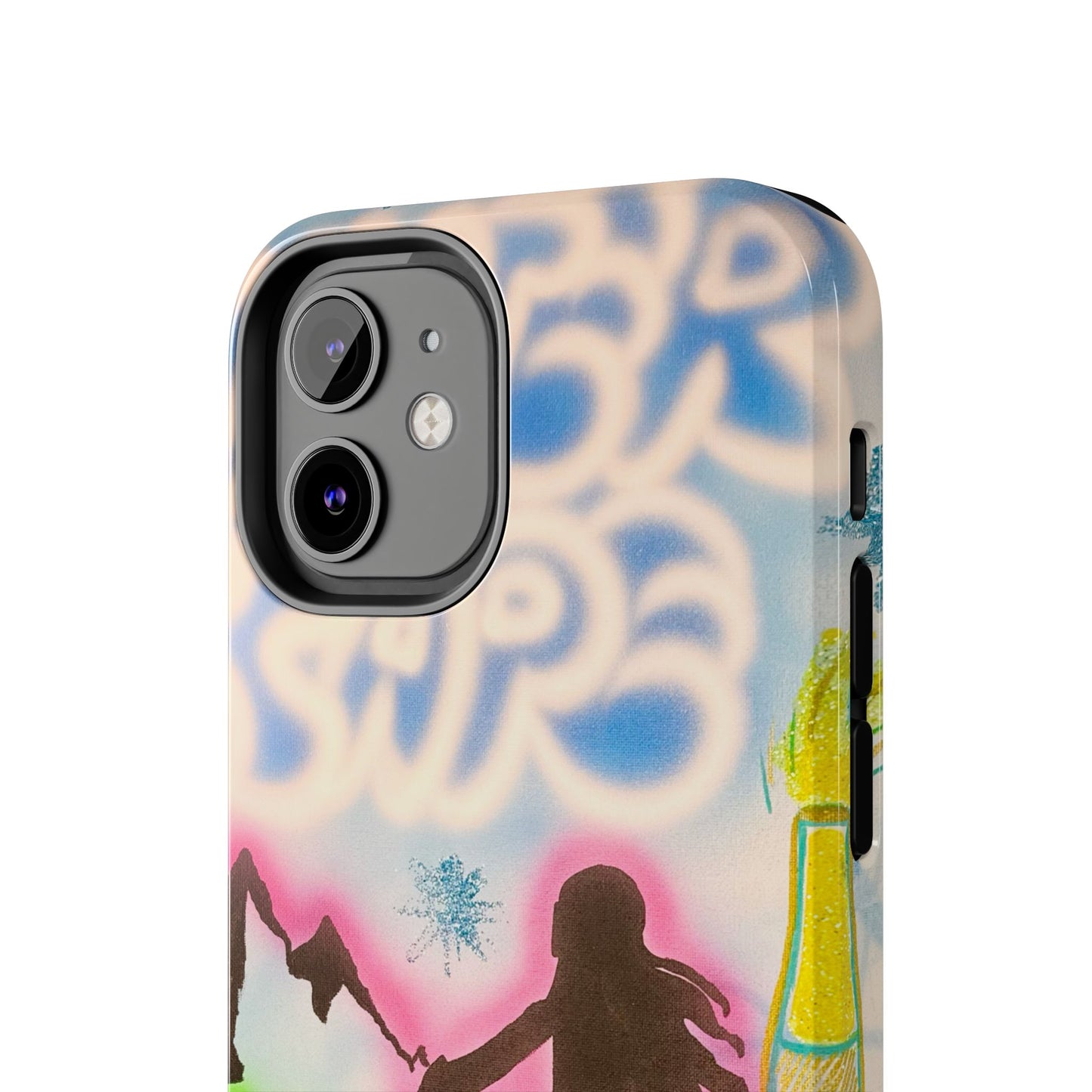 "winter escape" airbrush iPhone case