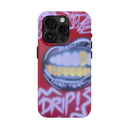"tooth drip" airbrush iPhone case