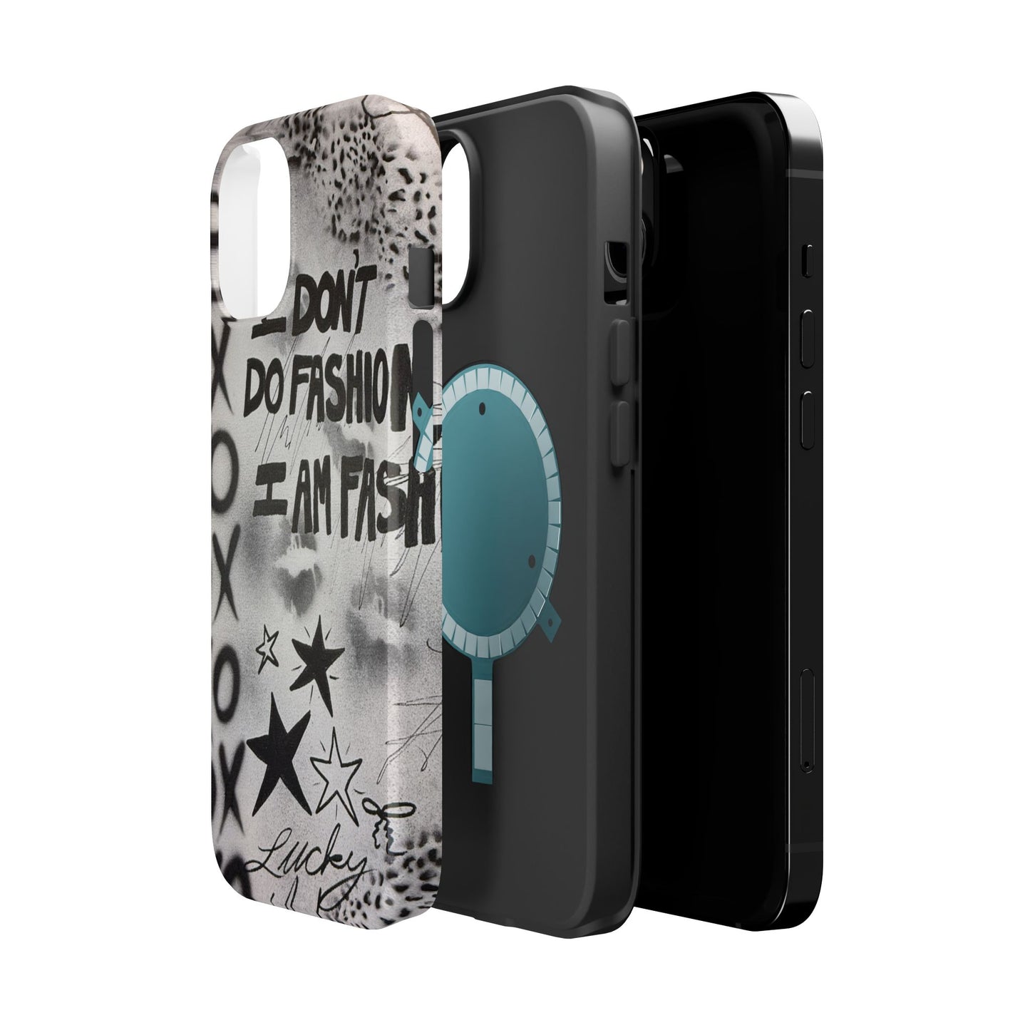 MagSafe "i am fashion" airbrush iPhone case