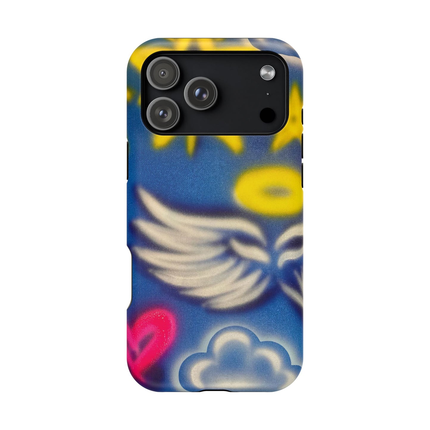 MagSafe "celestial halo" airbrush iPhone case
