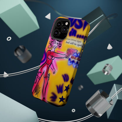 MagSafe „Spiraling Thoughts“ Airbrush iPhone Hülle