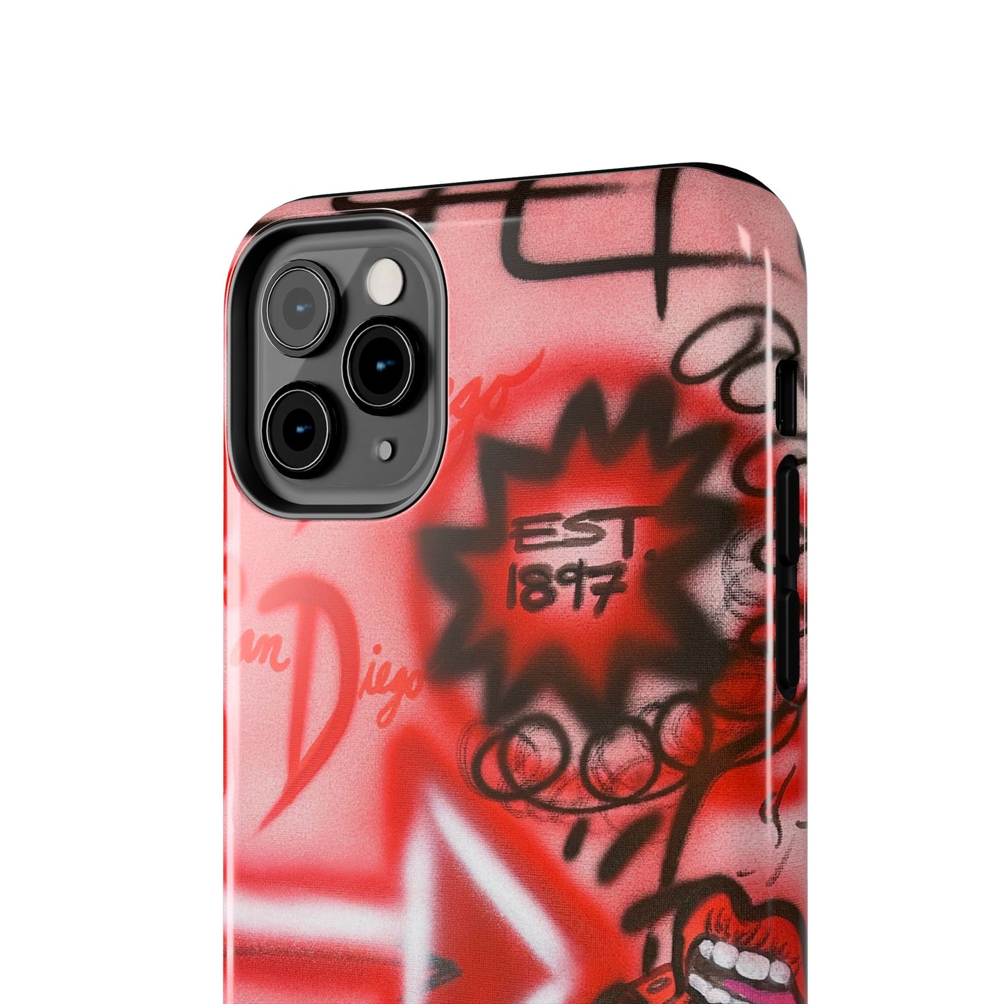"san diego" airbrush iPhone case