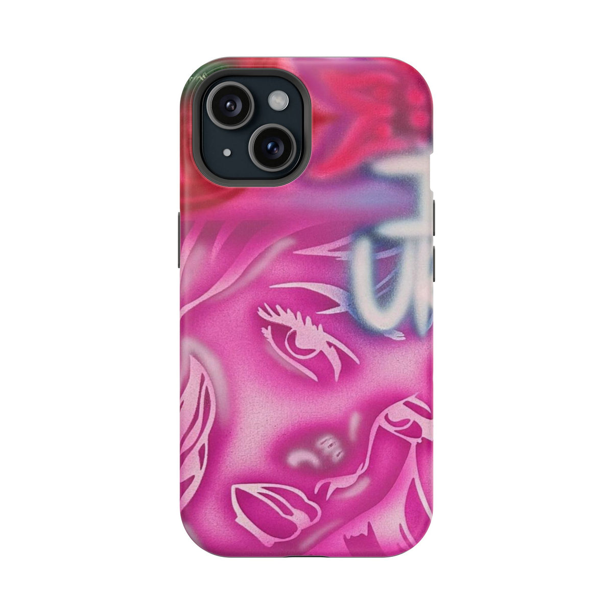 MagSafe „girlz WRLD“ Airbrush iPhone-Hülle