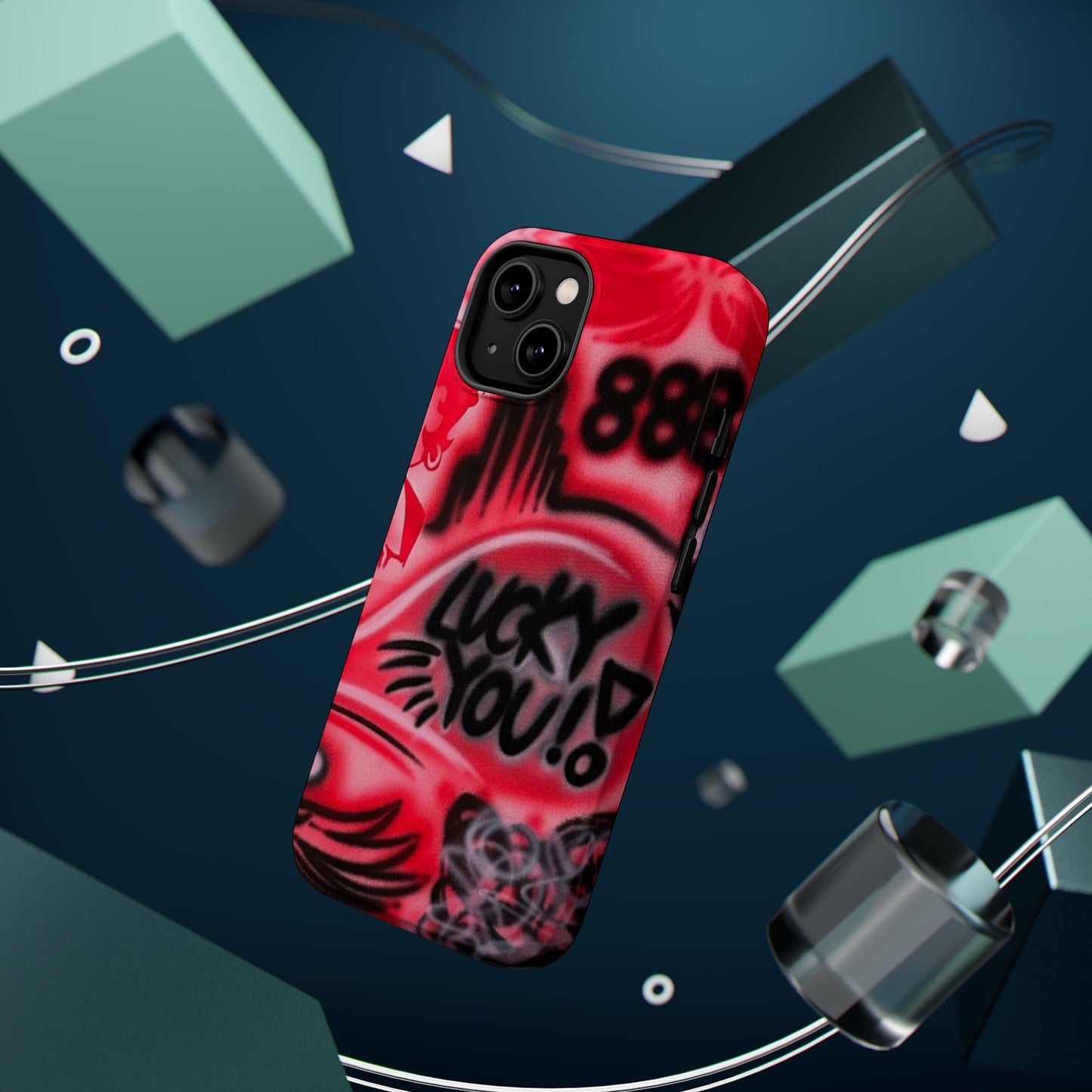MagSafe „lucky you! pt. 2“ Airbrush iPhone Hülle