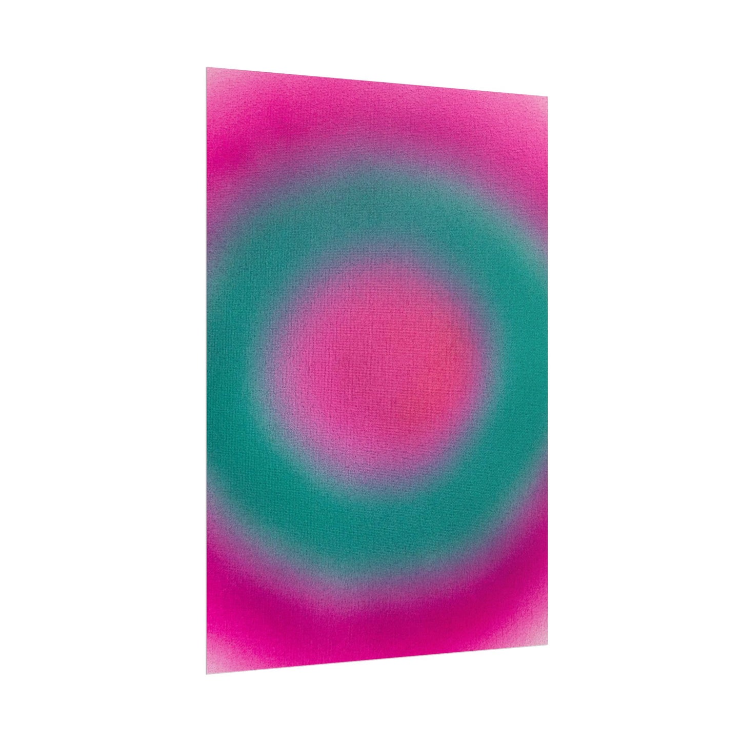 "watermelon swirl" airbrush rolled print