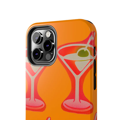 "shaken, not stirred” airbrush iPhone case