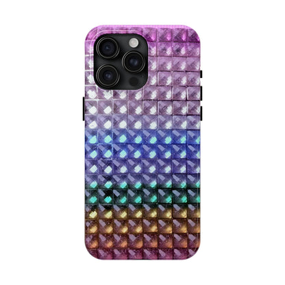"multicolor studs" airbrush iPhone case