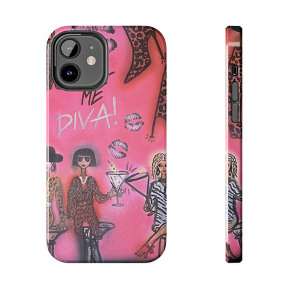 "party diva" airbrush iPhone case