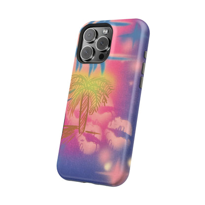 MagSafe "glowy night" airbrush iPhone case