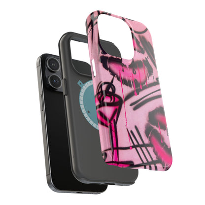 MagSafe "glossy pout" airbrush iPhone case