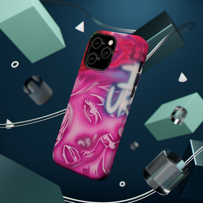 MagSafe „girlz WRLD“ Airbrush iPhone-Hülle