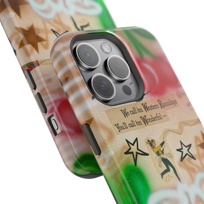 MagSafe "the rodeo" airbrush iPhone case
