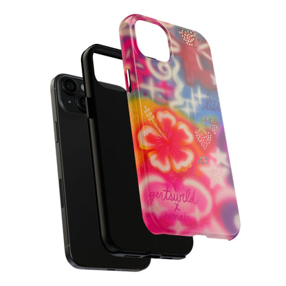 "luck and luv" airbrush iPhone case