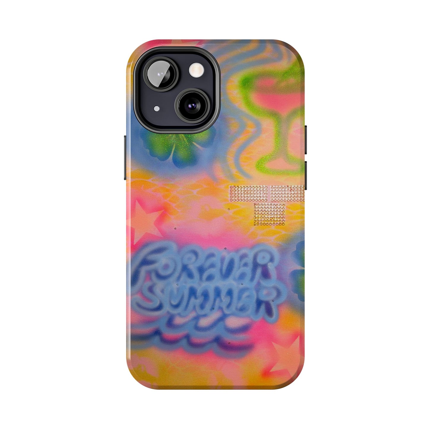 "forever summer" airbrush iPhone case