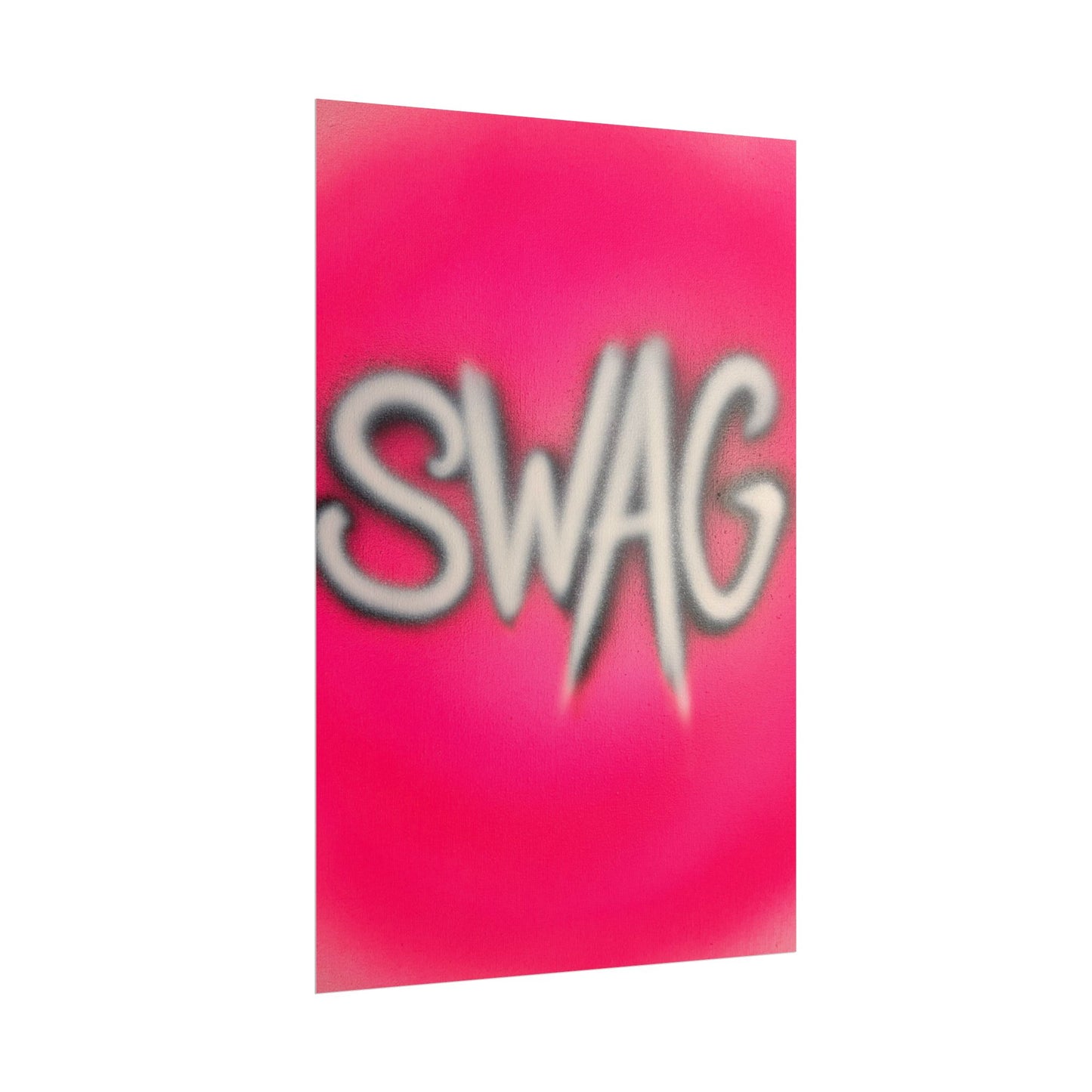"SWAG" airbrush rolled print