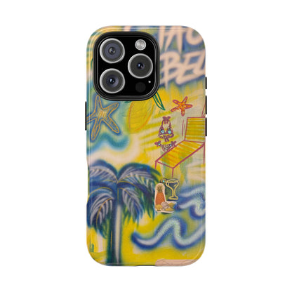 "ciao bella" airbrush iPhone case