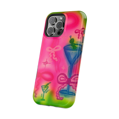 MagSafe „Bow Martini“ Airbrush-iPhone-Hülle