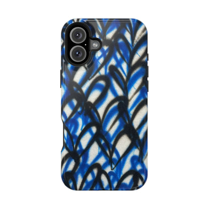MagSafe "abstract hearts" airbrush iPhone case