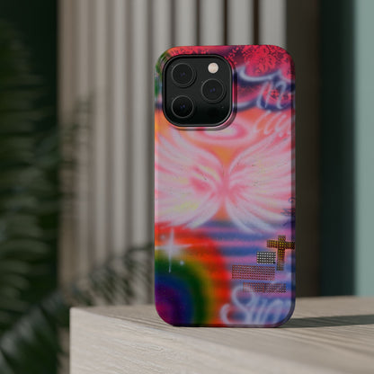 MagSafe "summer bliss" airbrush iPhone case
