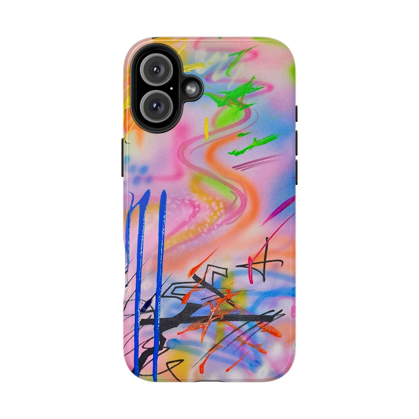"neon haze" airbrush iPhone case