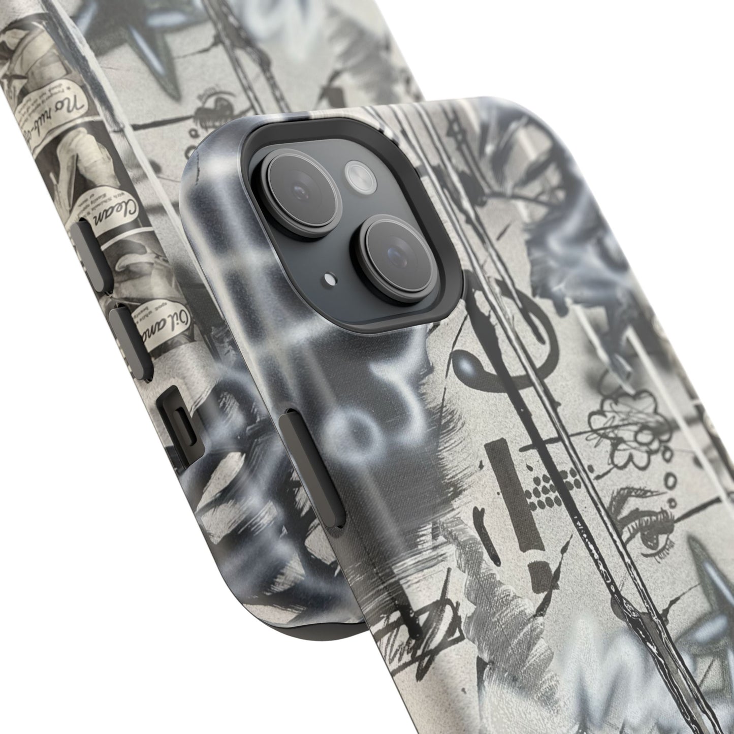 MagSafe "monochrome mood" airbrush iPhone case