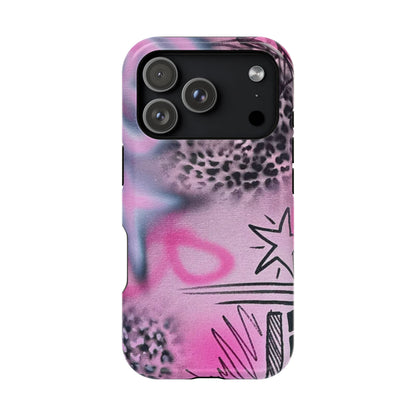 MagSafe "onyx cheetah" Airbrush iPhone Hülle