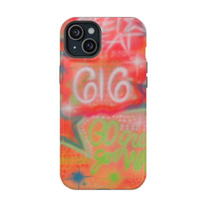 MagSafe custom @msualphaphi airbrush iPhone case