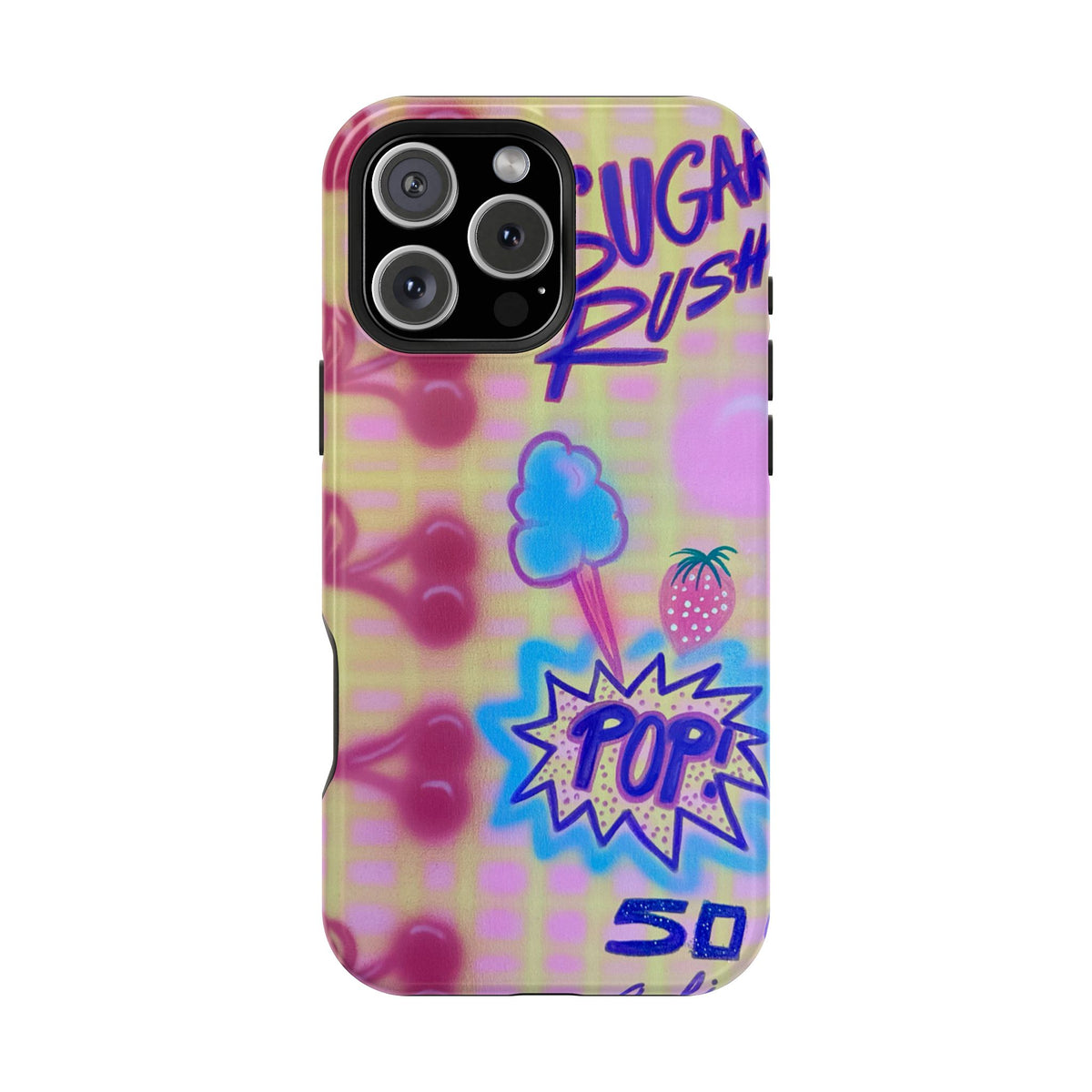 MagSafe "sugar rush" airbrush iPhone case